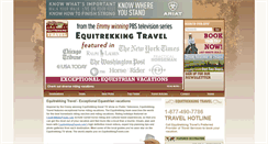 Desktop Screenshot of equitrekkingtravel.com