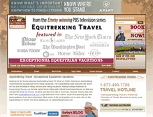 Tablet Screenshot of equitrekkingtravel.com